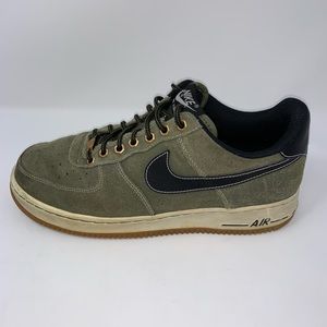 Nike Air Force 1 Green Suede